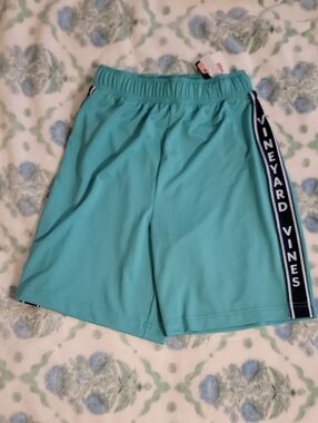 NWT Vineyard Vines Teal Performance Shorts Small 8-10